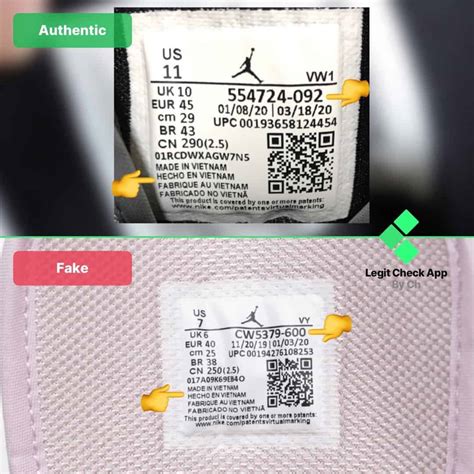 are air jordans made in vietnam fake